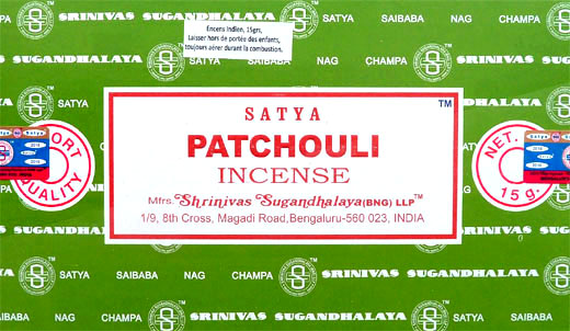 Encens satya patchouli 15g