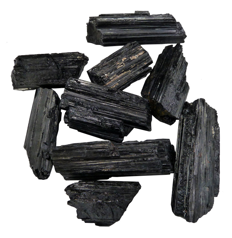 Cathedral Black Tourmaline A in Raw  1Kg