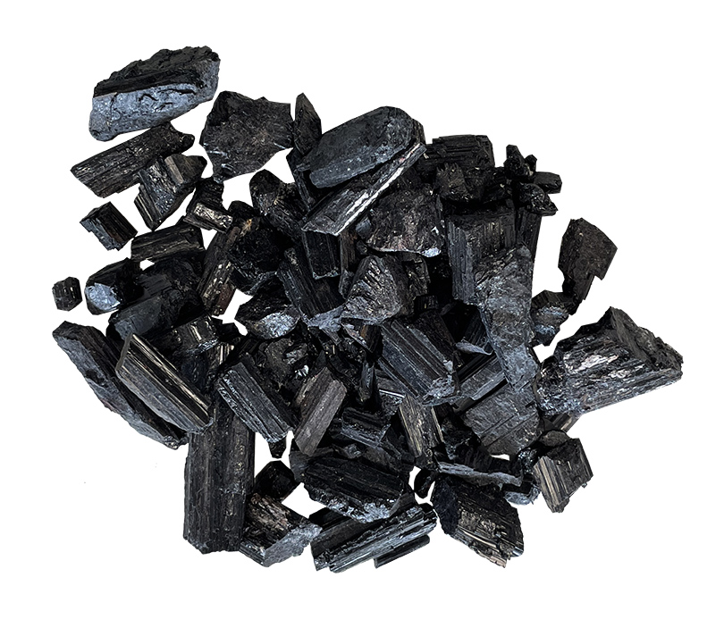 Chips Cathedral Black Tourmaline in Raw  500g