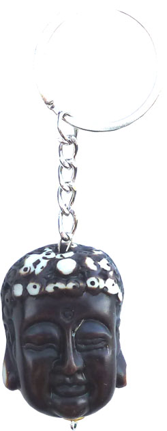 Porte clé résine bouddha x12