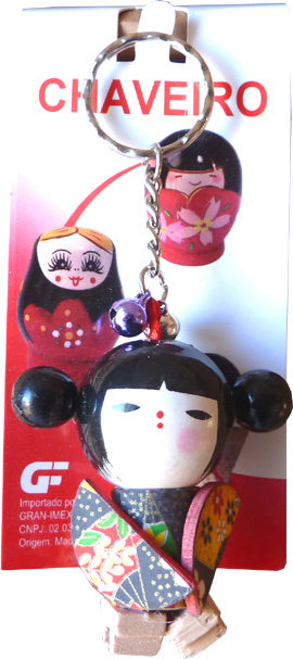 Porte clé kokeshi
