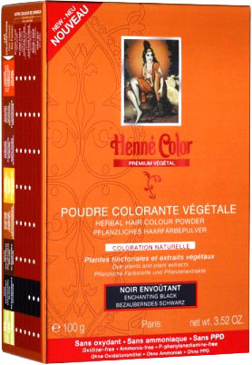 Polvere colorante vegetale premium nera 100g