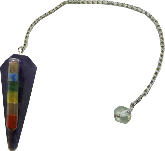 Ametista conico orologio 7 chakra