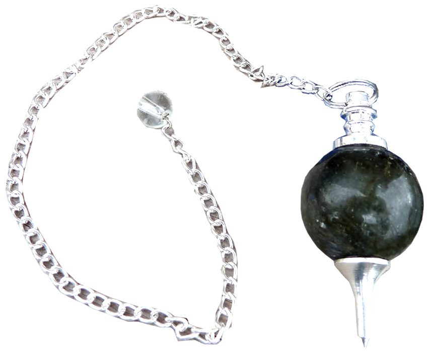 Pendule sphère Labradorite 4cm