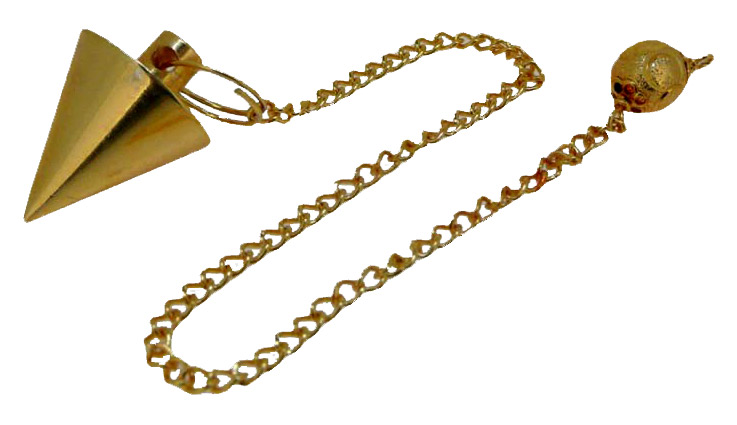 Pendule batisseur métal doré 2.5 cm