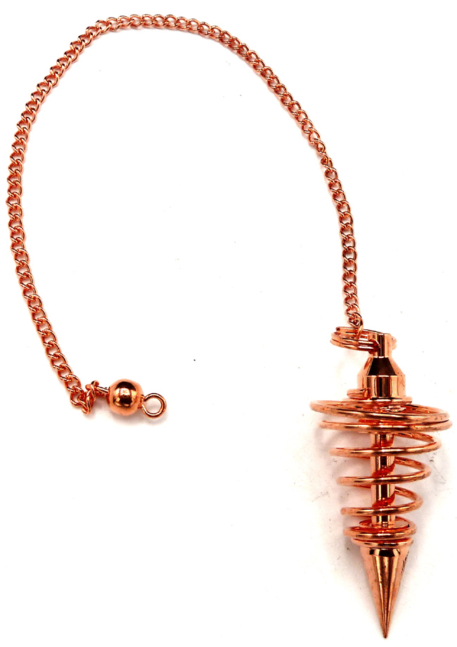 Pendule spirale cuivre 4cm
