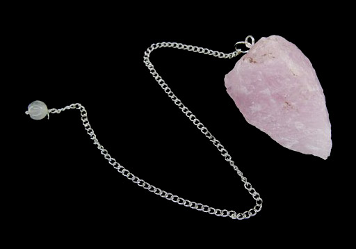 Pendule quartz rose brut 4cm