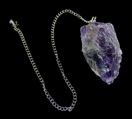 Pendule amethyste brut 4cm