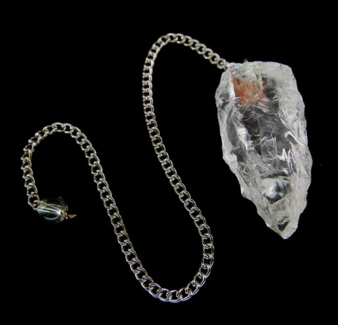 Pendule Cristal de roche brut 4cm