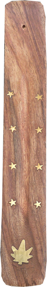 Porte encens bois ski cannabis X12