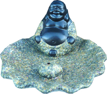 Porte encens bouddha chinois veilli 