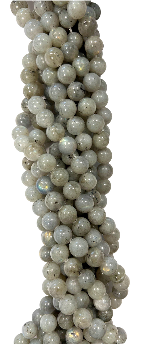 10mm Labradorite pearls on 40cm string