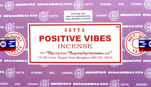 Encens satya positive vibes 15g