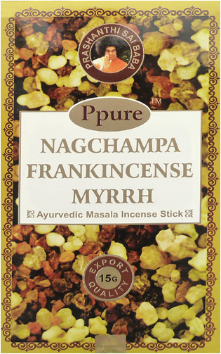 Encens Ppure nagchampa frankincense myrrhe 15g