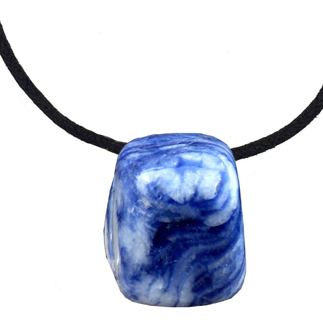 Sodalite roulée percée 3cm