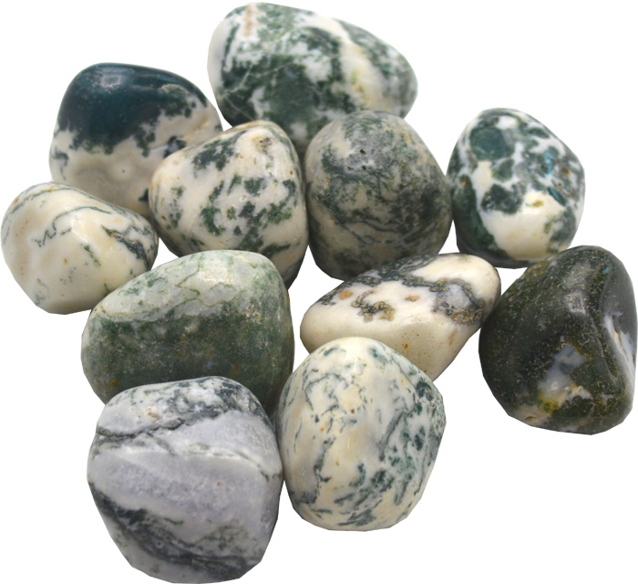 Agate tree tumbled stones 250g