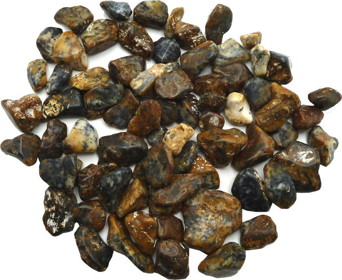 Agate dendrite Small roulées 250g