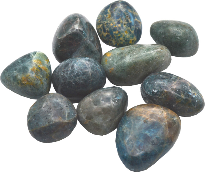 Pietre arrotolate di apatite 250 g