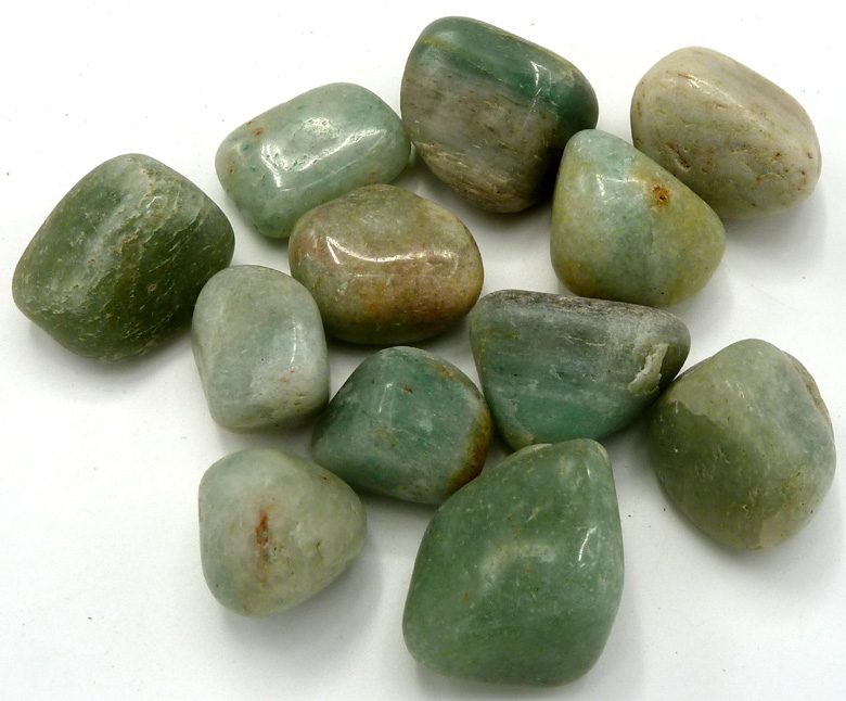 Green aventurine 'B' grade tumbled 250g