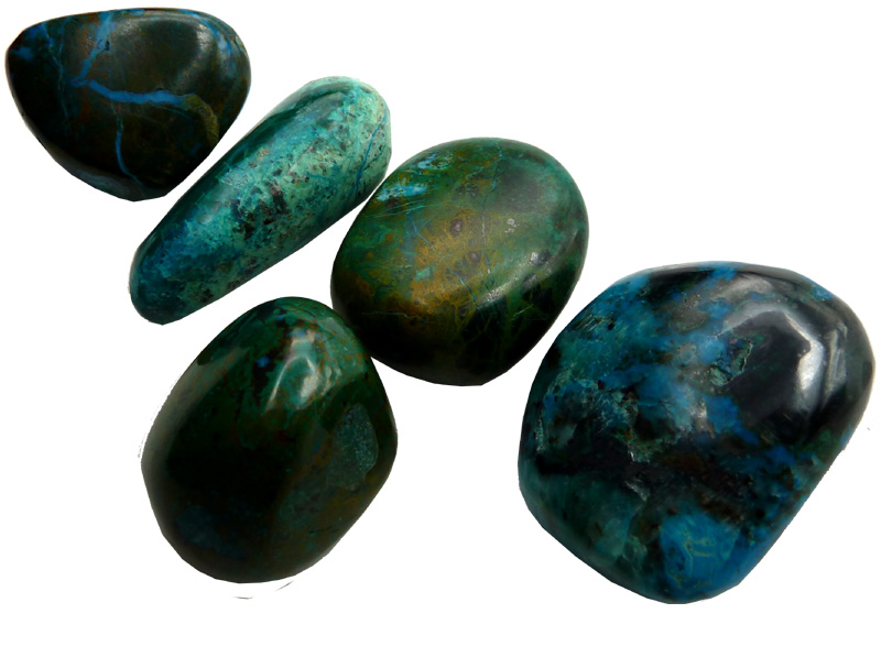 Chrysocolle pierres roulées 100g