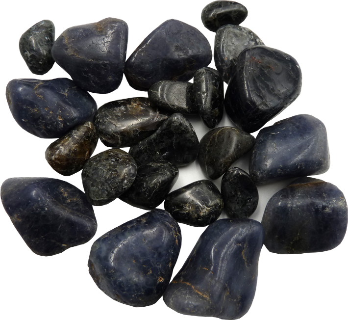 Cordierite Iolite small roulées 250g