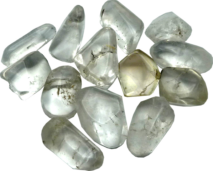 Rock crystal extra tumbled stones 250g