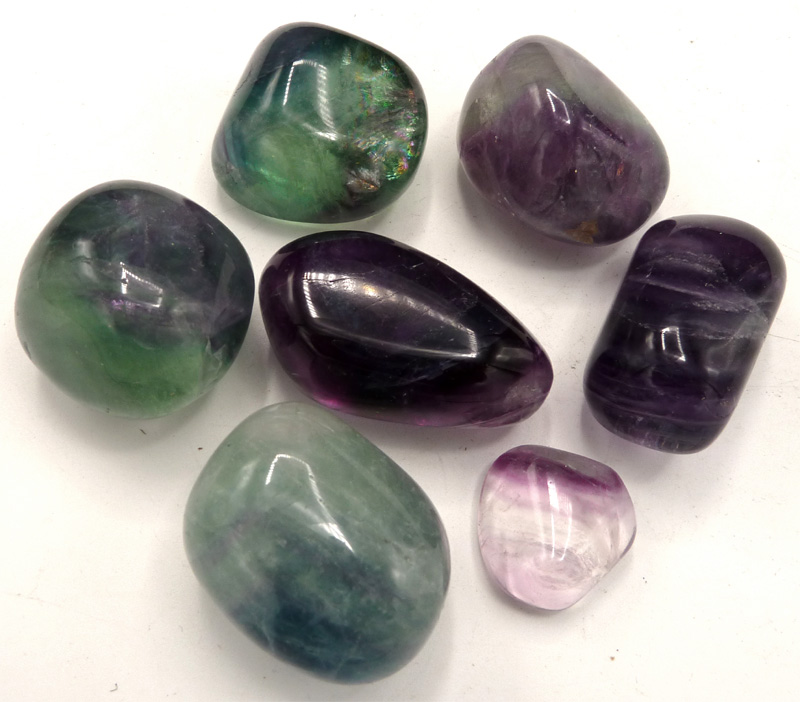 Fluorite Multicolore Ampia extra laminata 250g