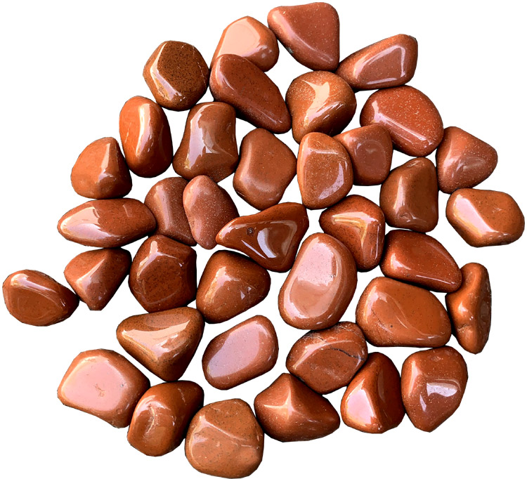 Red jasper AA grade small tumbled stones 250g