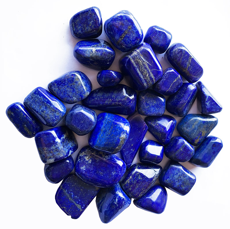 Lapis Lazuli 'A' pietre rotolate 250g