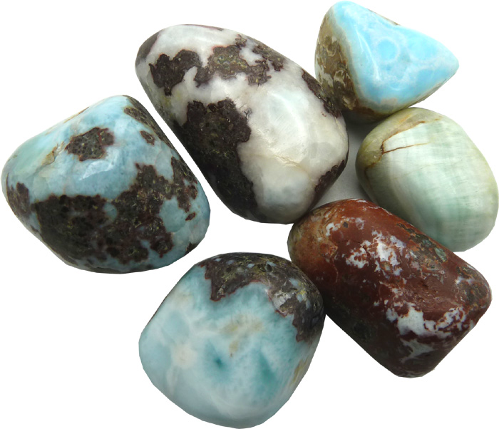 Larimar pierres roulées 100g