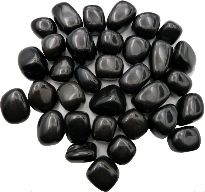 Obsidienne noire pierres roulées 250g