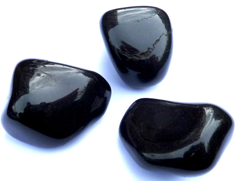 Onyx noir Large pierres roulées 250g