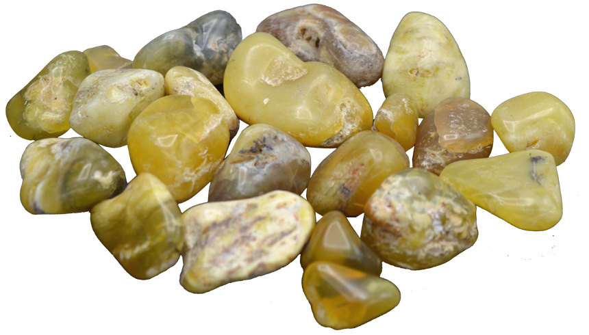 Pietre laminate opalino giallo 250g