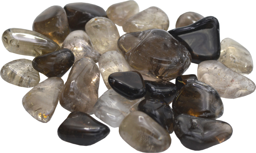 Quartz smoked stones 250g