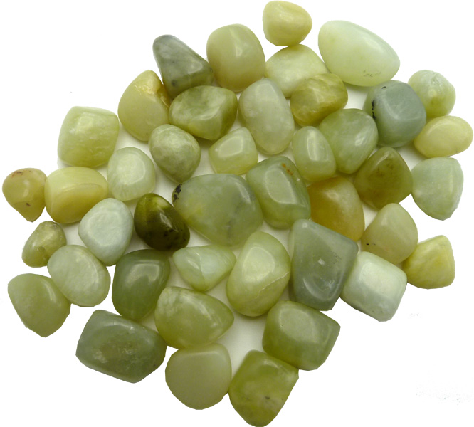 Serpentine jade small roulées 250g