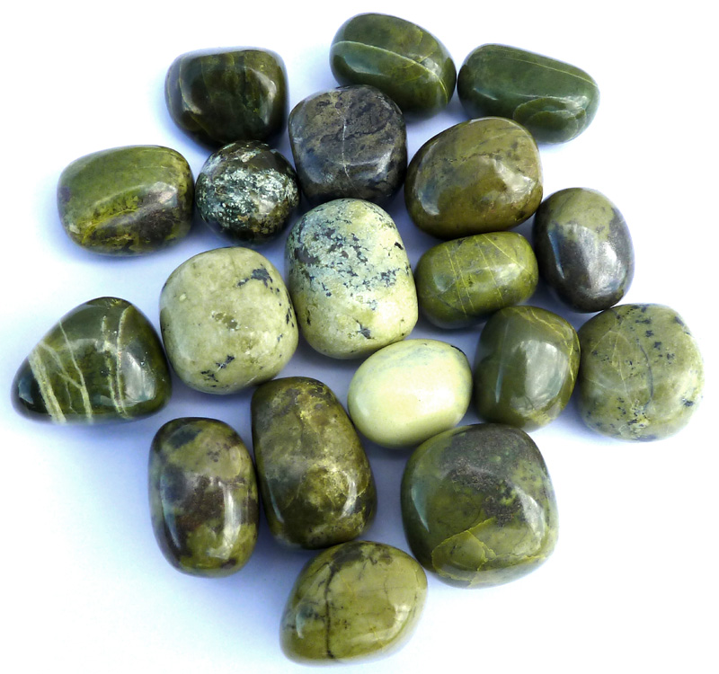 Serpentine extra pierres roulées 250g