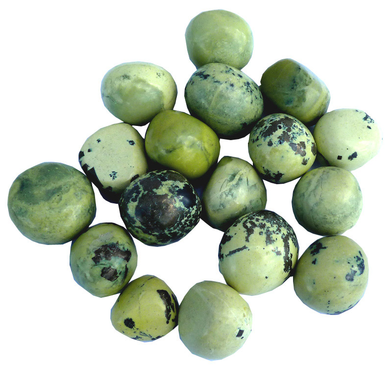 Serpentine AA tumbled stones 250g