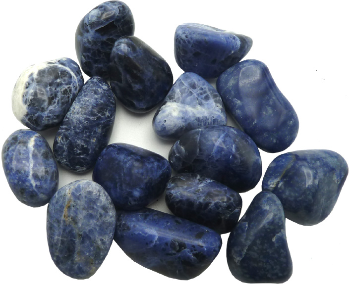 Sodalite extra tumbled stones 250g