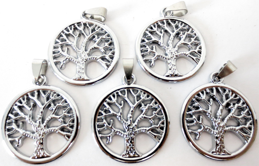 Pendentif métal arbre de vie
