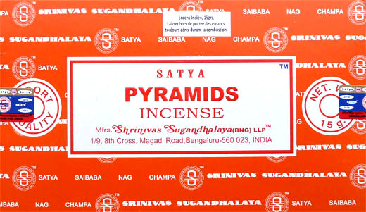 Encens satya pyramide 15g