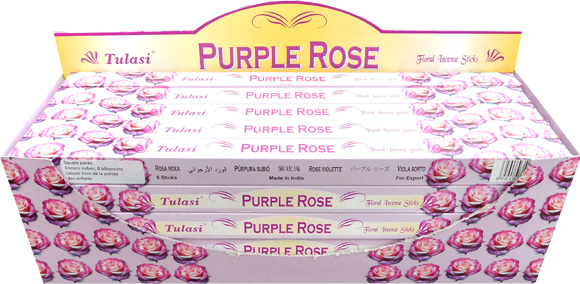 Encens tulasi sarathi purple rose 8bts