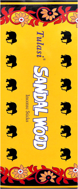 Encens tulasi sarathi bois de santal jaune 8bts