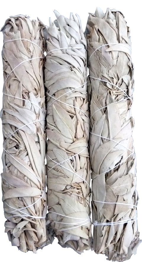 White sage California string 3x60g 21cm