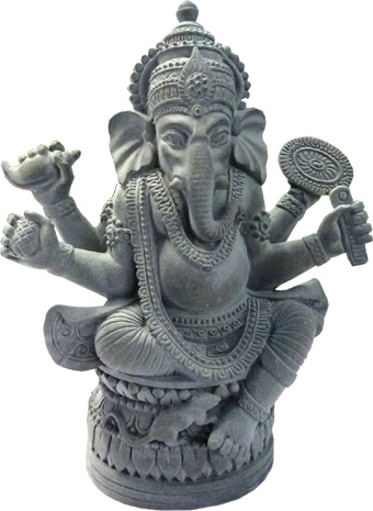 Ganesh en pierre rat 15cm