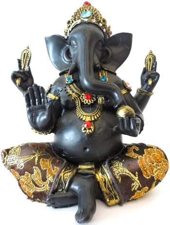 Ganesh noir & or 20cm