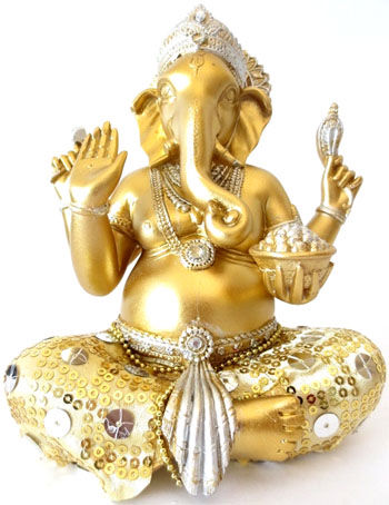 Ganesh assis o 20 cm