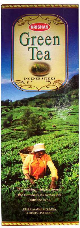 Encens Krishan Thé Vert 8 Bts