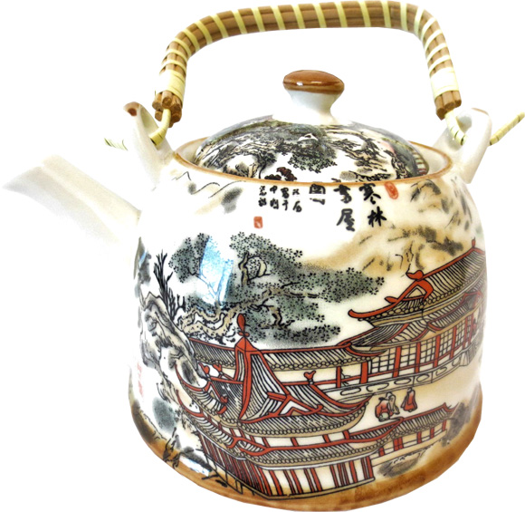Théière nature chinoise porcelaine