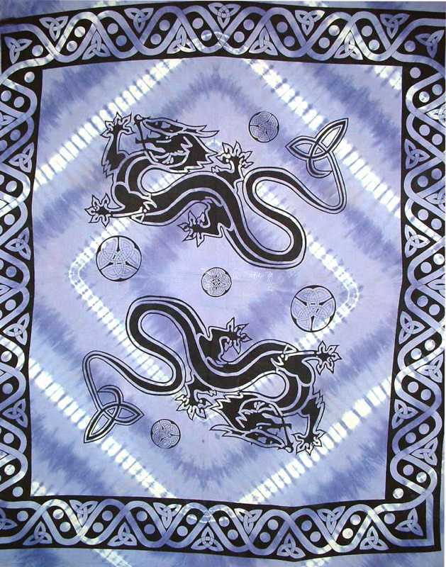 Tenture double dragon