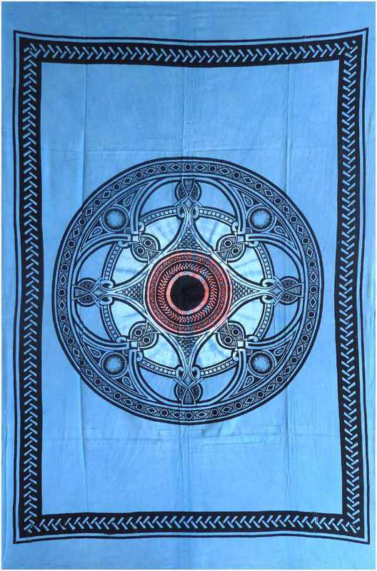 Mini appendiabiti giallo Mandala